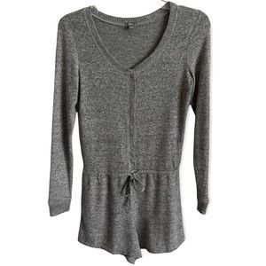 Aerie Long Sleeve Pajama Romper Sz XS